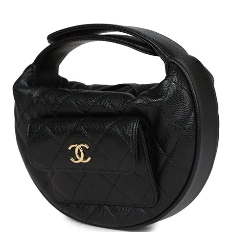 chanel mini round hobo